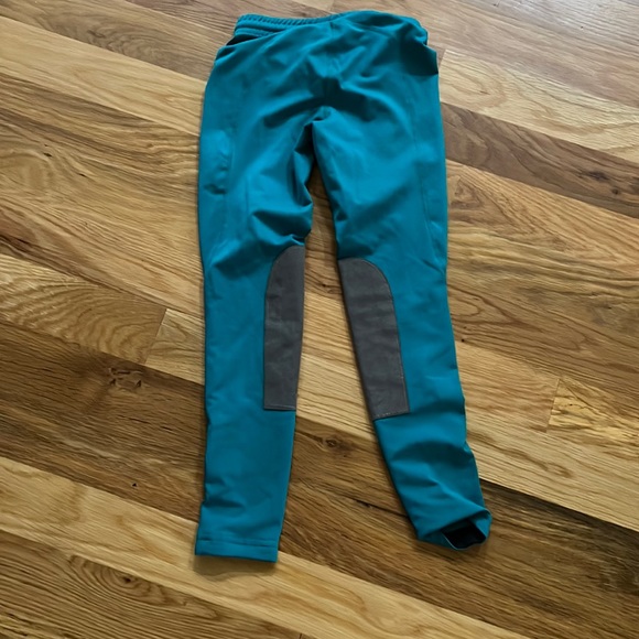Kerrits riding pants legging material green color kid’s medium - Picture 1 of 6